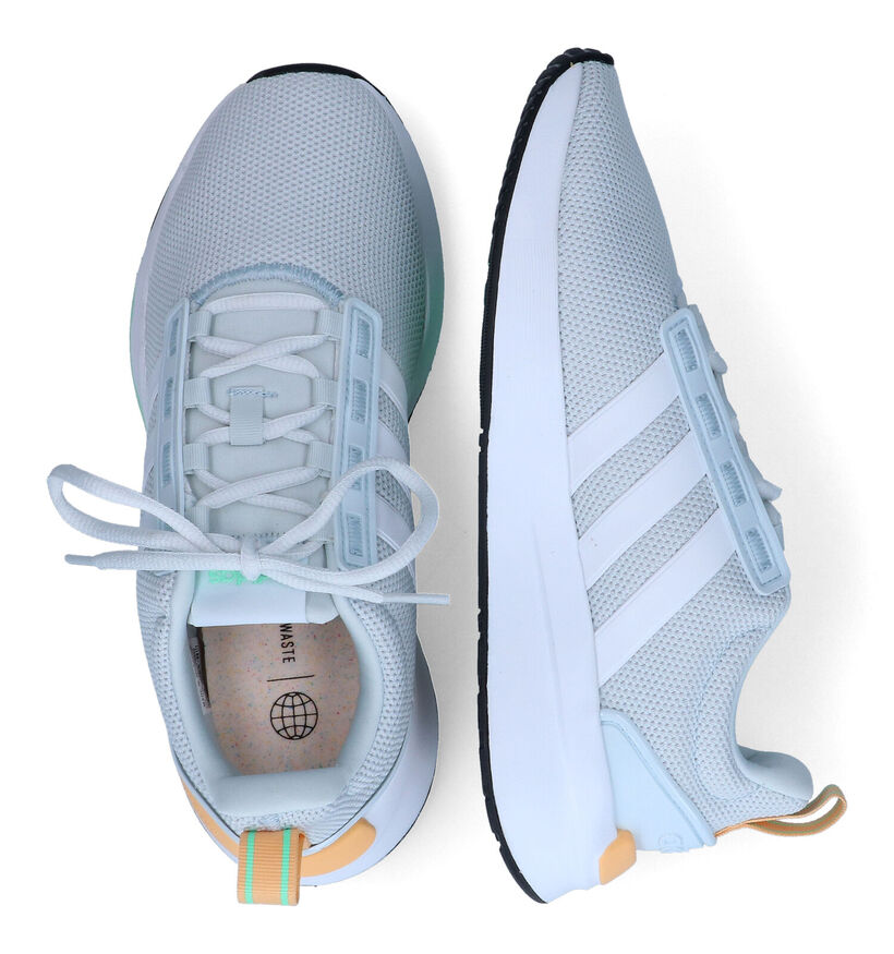 adidas QT Racer 2.0 Baskets en Bleu pour femmes (301998) - pour semelles orthopédiques