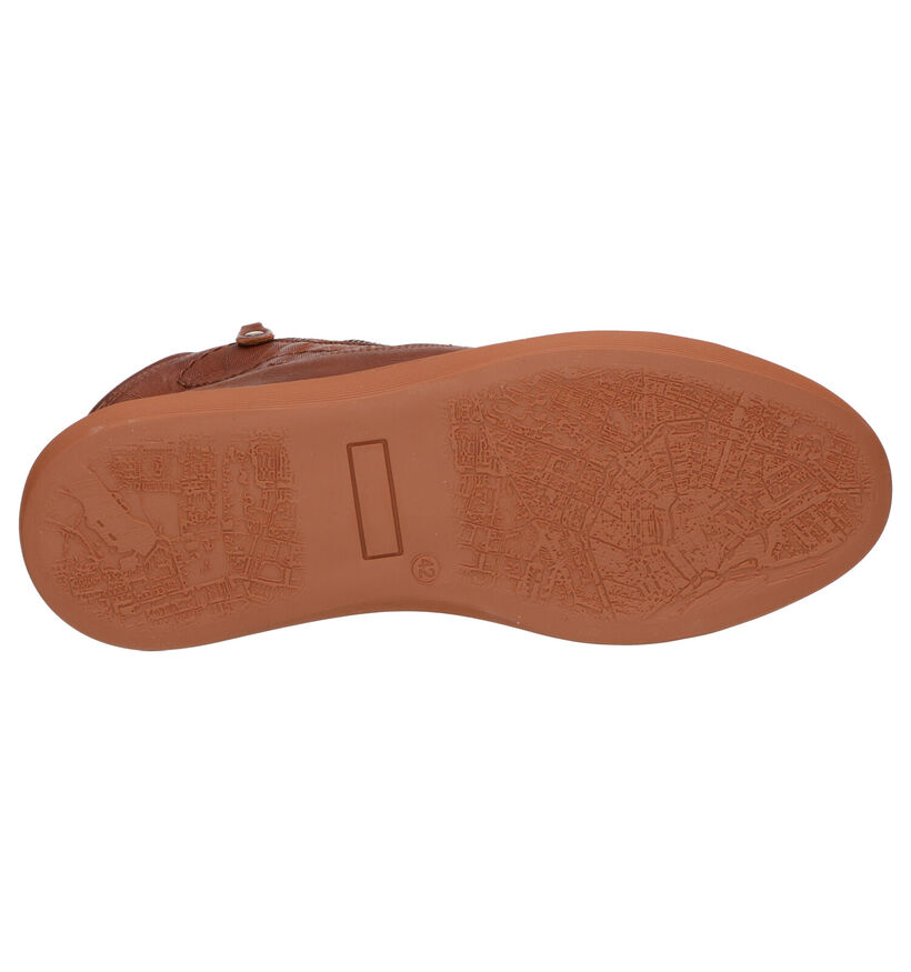 River Woods Rabbi Chaussures hautes en Cognac en cuir (259908)