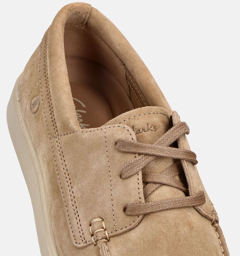 Clarks Lockford Beige Bootschoenen voor heren (370691) - geschikt voor steunzolen