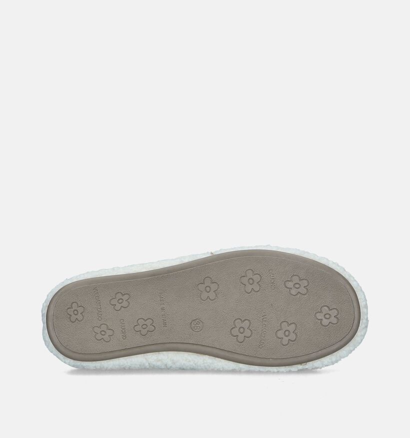 Torfs Home Ecru Pantoffels voor dames (349206) - geschikt voor steunzolen