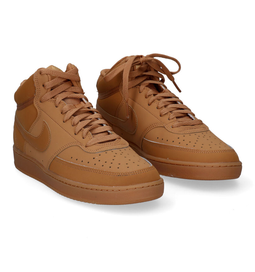Nike Court Vision Mid Next Nature Zwarte sneakers voor heren (332319)