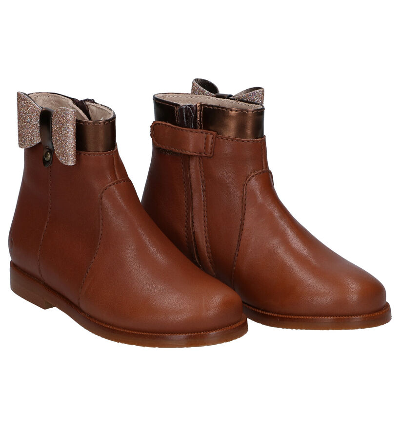 Beberlis Cognac Laarzen in leer (297316)