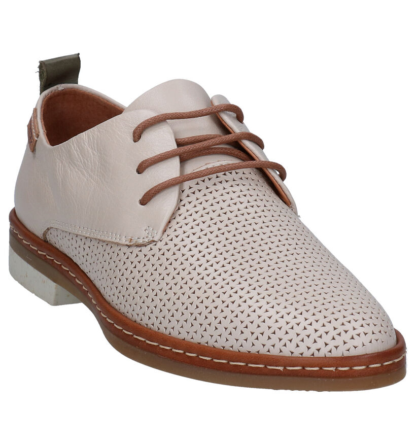 Pikolinos Santander Chaussures à lacets en Beige en cuir (289117)