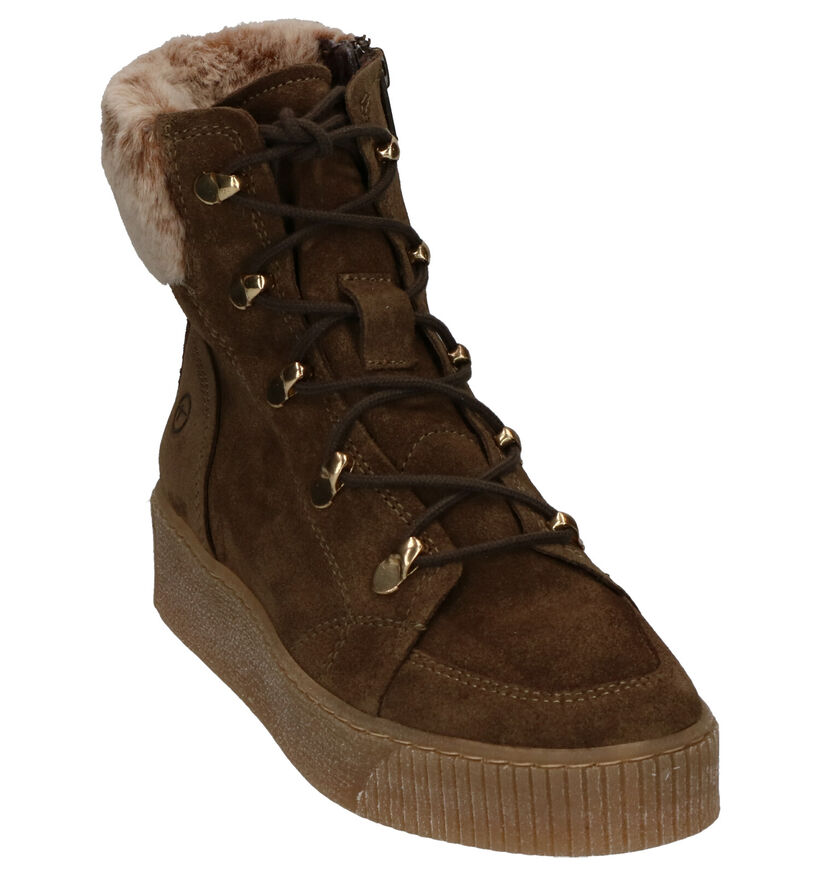 Tamaris Gele Boots in daim (261555)