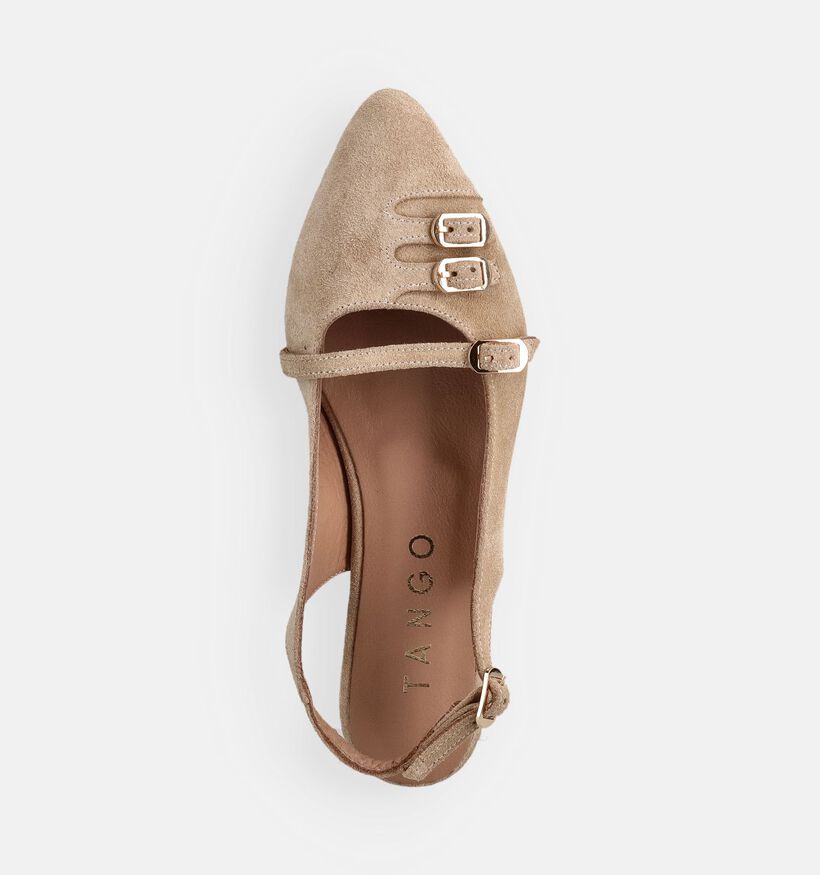 Tango Duna 4 Beige Slingback Ballerina's voor dames (375547)