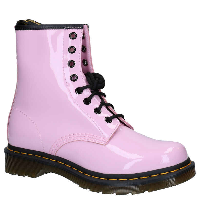 Dr. Martens 1460 Witte Boots in lak (284638)