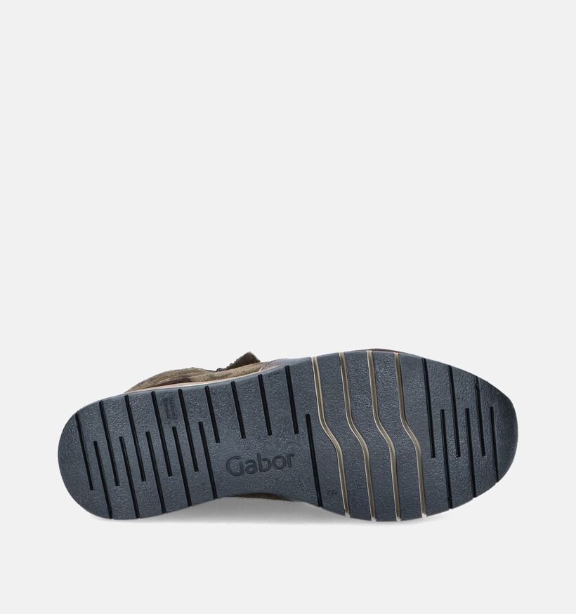 Gabor OptiFit Kaki Hoge sneakers voor dames (344809) - geschikt voor steunzolen