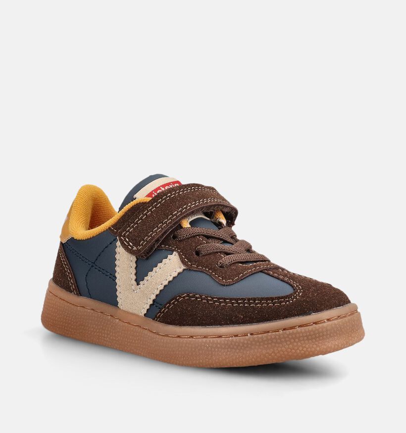 Victoria Baskets basses en Brun fonc&eacute; pour femmes (379095) - pour semelles orthop&eacute;diques