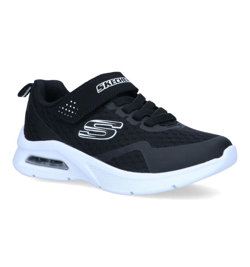 Skechers Mocrospec Max Zwarte Sneakers in kunststof (302934)