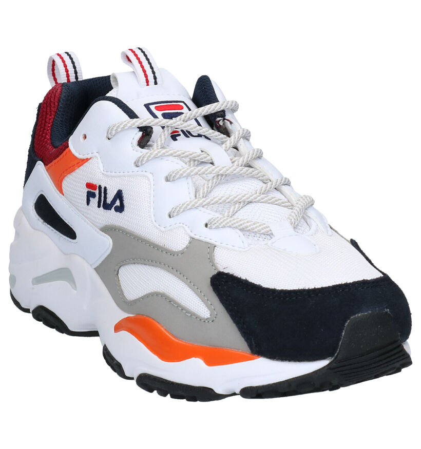 Fila Ray Tracer Witte Sneakers in daim (253517)
