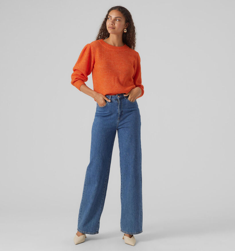 Vero Moda Vigga Blauwe Gebreide trui voor dames (330839)