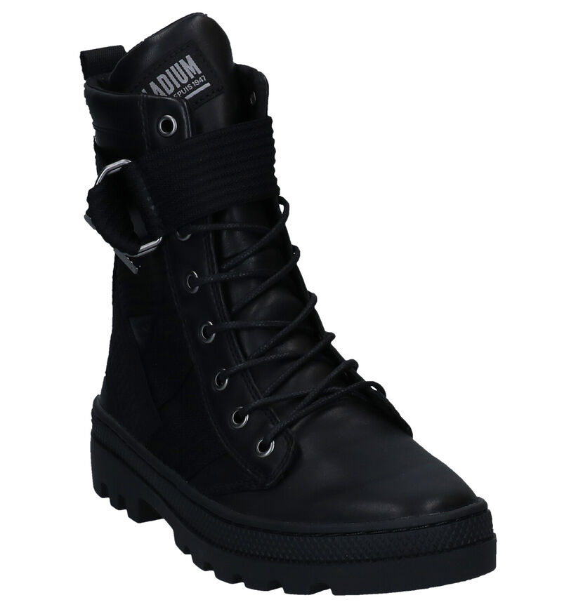 Palladium Pallabosse Bottines en Noir en cuir (294994)