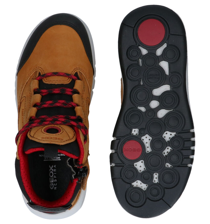 Geox Aeranter Chaussures hautes en Naturel pour garçons (295087) - pour semelles orthopédiques