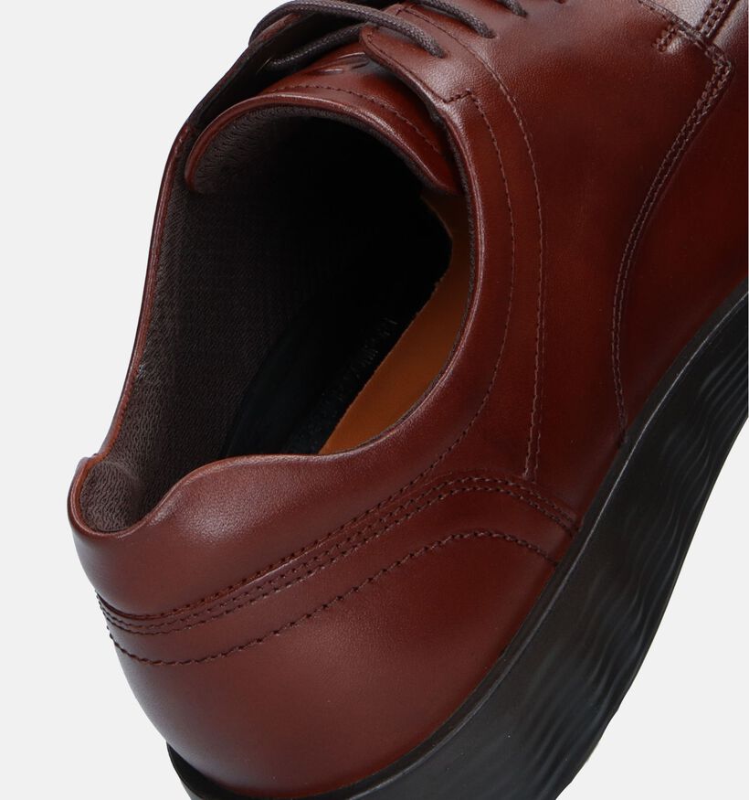 ECCO Lite Hybrid Cognac Veterschoenen voor heren (346755) - geschikt voor steunzolen