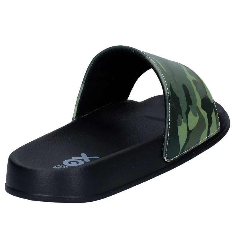 XQ Kaki Badslippers in kunststof (292018)