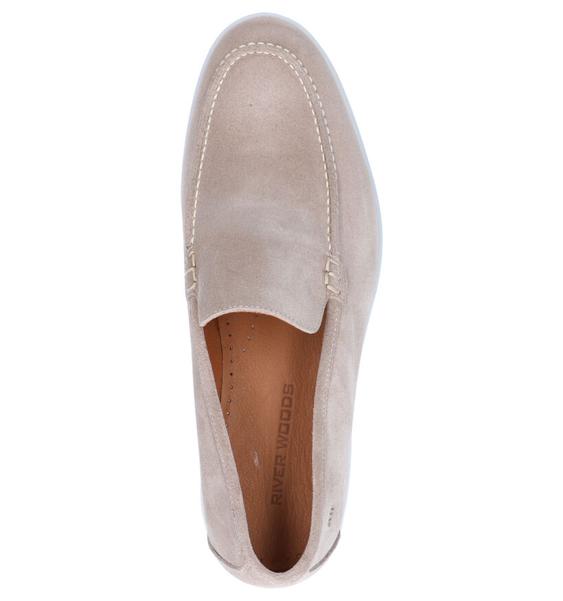 River Woods Mocassins en Beige en daim (271151)