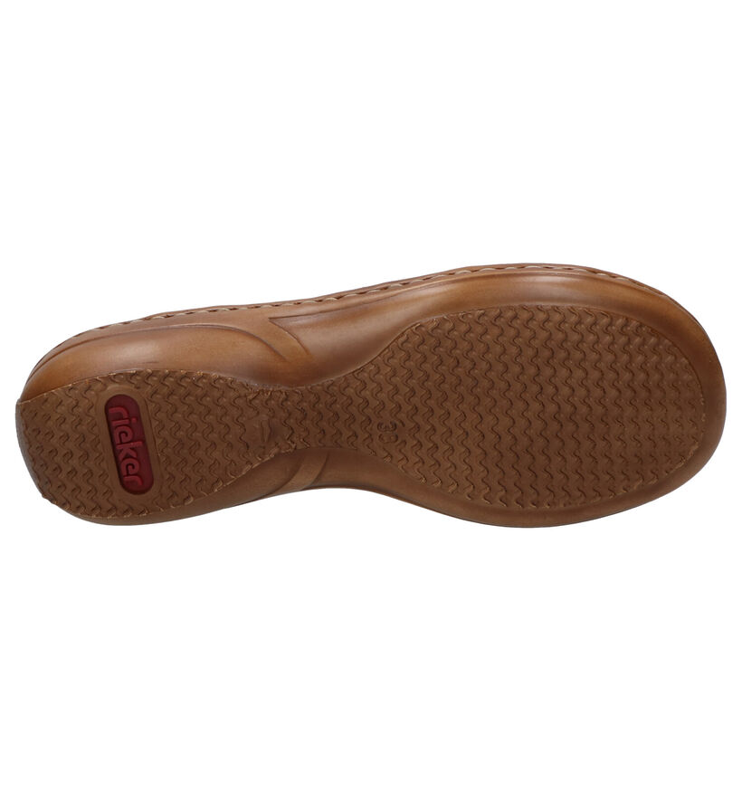 Rieker Blauwe Sandalen in stof (271879)