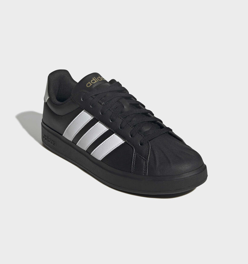 adidas Streettalk Baskets en Noir pour hommes (372644) - pour semelles orthop&eacute;diques