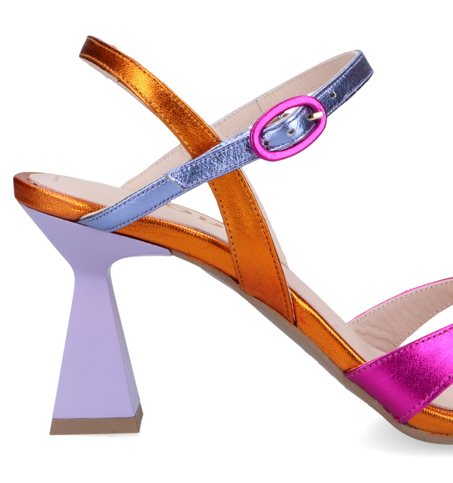 Lodi Glaspi Oranje Sandalen Dames Sandalen Online op TORFS.BE