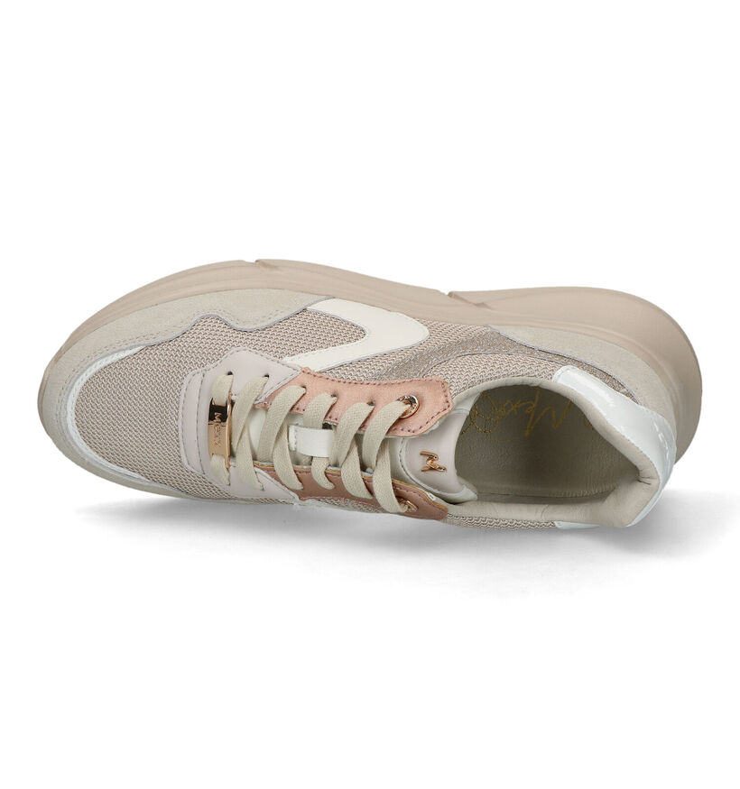 Mexx Jilou Beige Sneakers voor dames (319598) - geschikt voor steunzolen