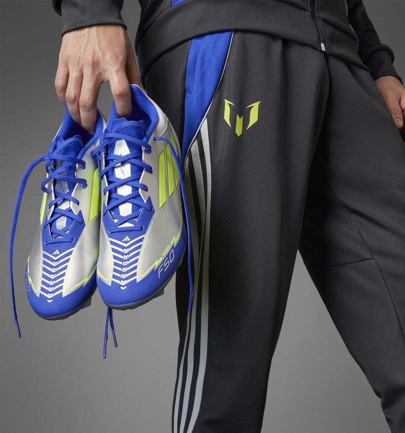 adidas F50 League Chaussures de foot en Argent/Bleu pour hommes (366388) - pour semelles orthopédiques