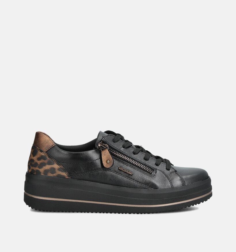 Remonte Zwarte Veterschoenen voor dames (360402) - geschikt voor steunzolen