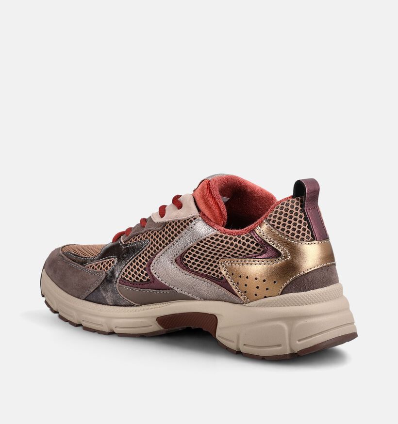 Gabor Comfort Taupe Sneaker voor dames (376973) - geschikt voor steunzolen