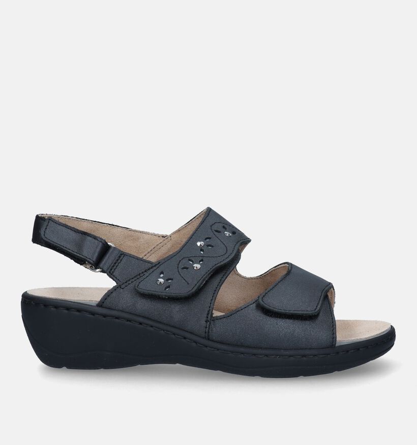 Scholl Porzia Zwarte Sandalen voor dames (336792) - geschikt voor steunzolen