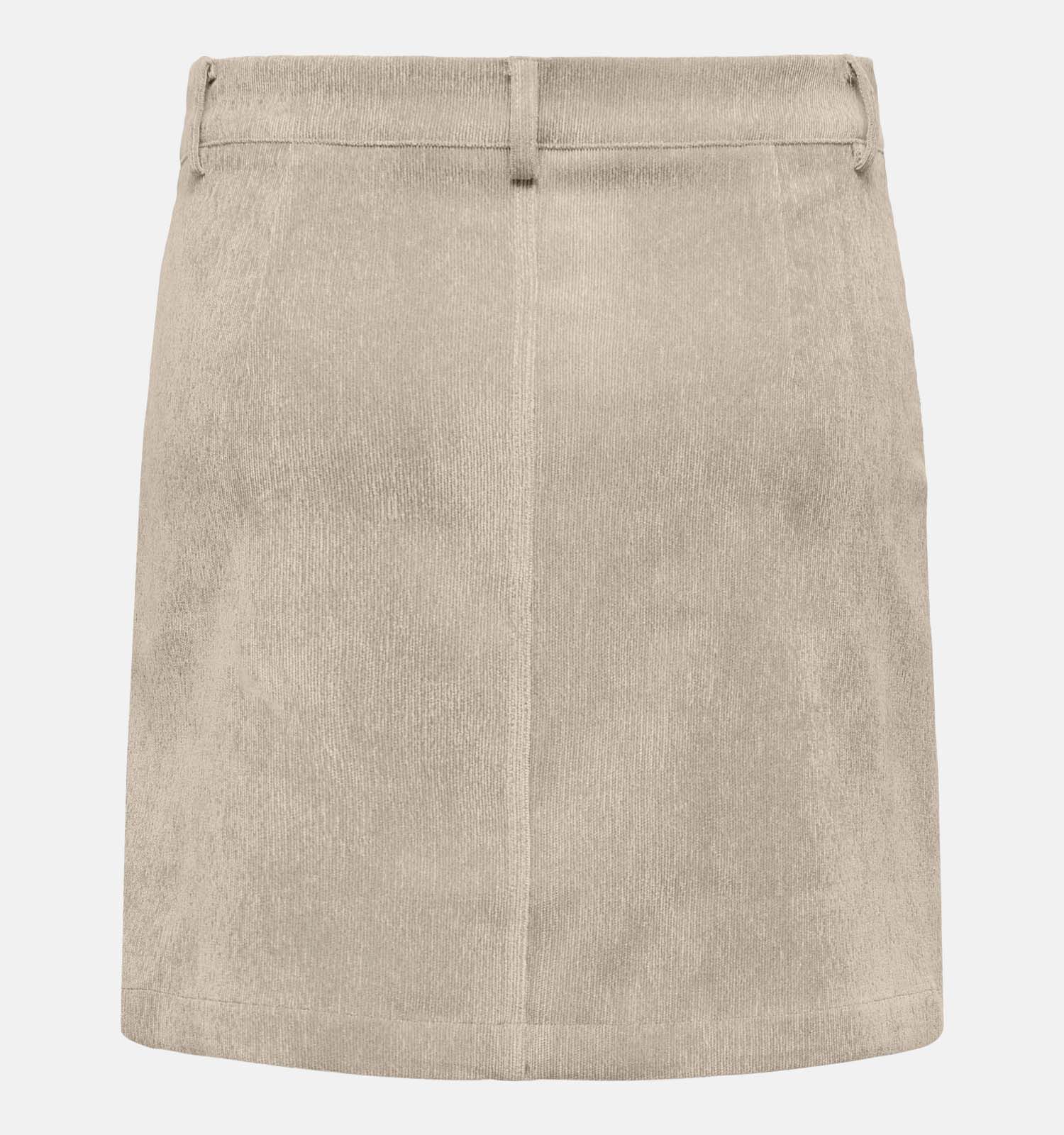 Korte rok beige