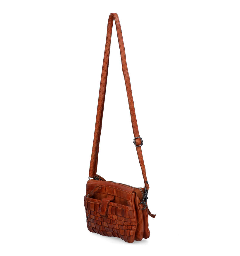 Bear Design Cognac Crossbody Tas voor dames (329773)