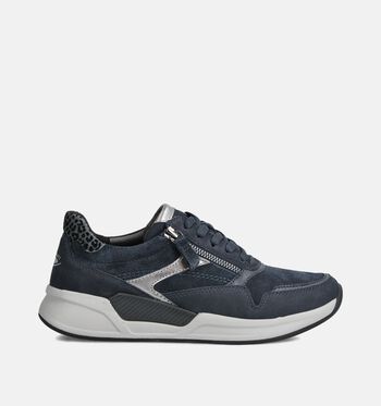 Gabor Rollingsoft Chaussures plates Taupe/Bleu