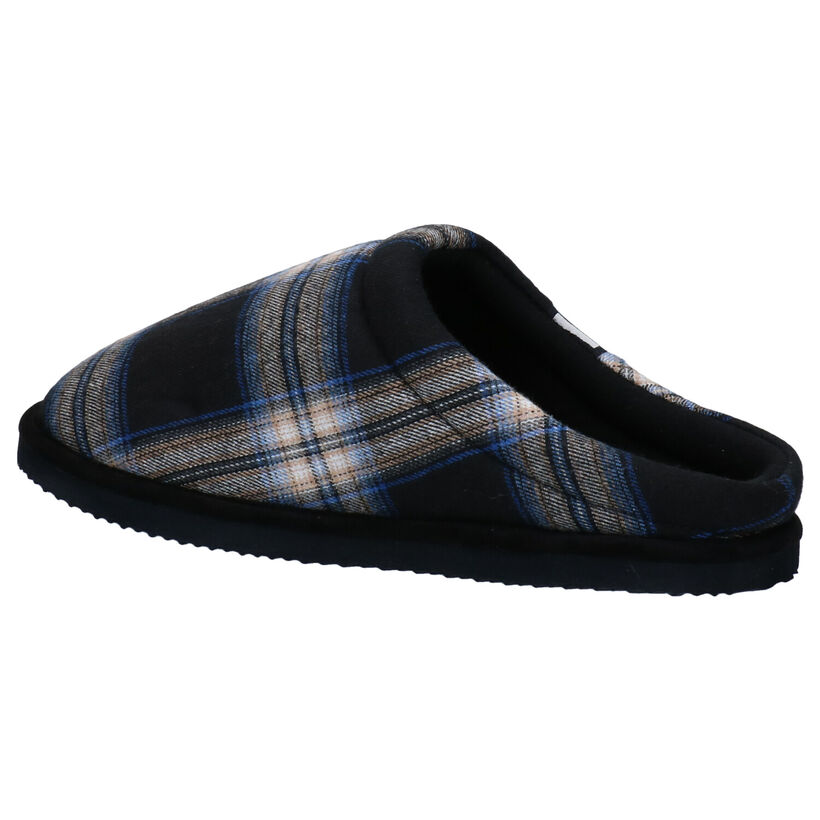 Jack & Jones Jafar Zwarte Pantoffels in stof (299985)