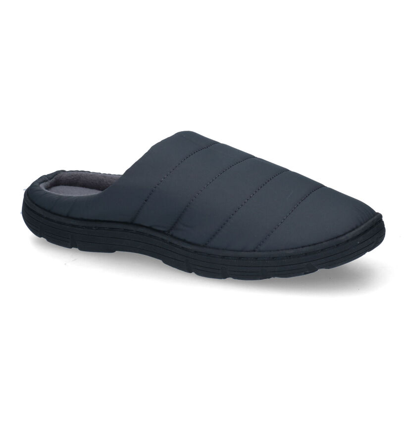 BBS Pantoufles ouvertes en Noir en textile (331482)