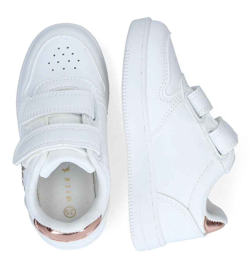 Milo & Mila Witte Velcroschoenen voor meisjes (320751)