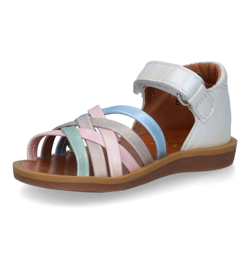 Pom d'Api Poppy Lux Witte Sandalen voor meisjes (322866)