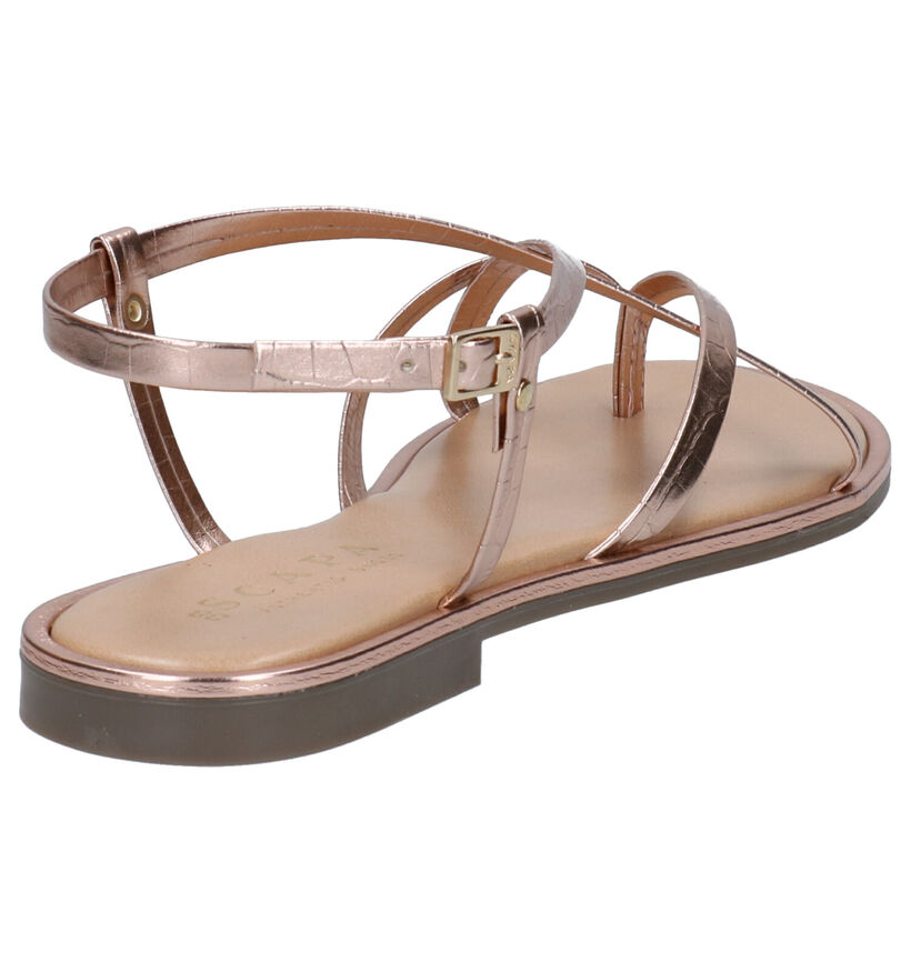 Scapa Ibiza Sandales en Rose Golden en simili cuir (270300)