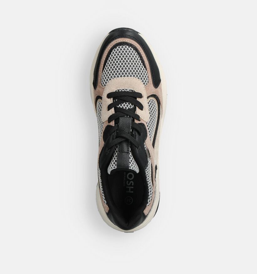 Posh by Poelman Baskets casual en Beige pour femmes (361265) - pour semelles orthopédiques