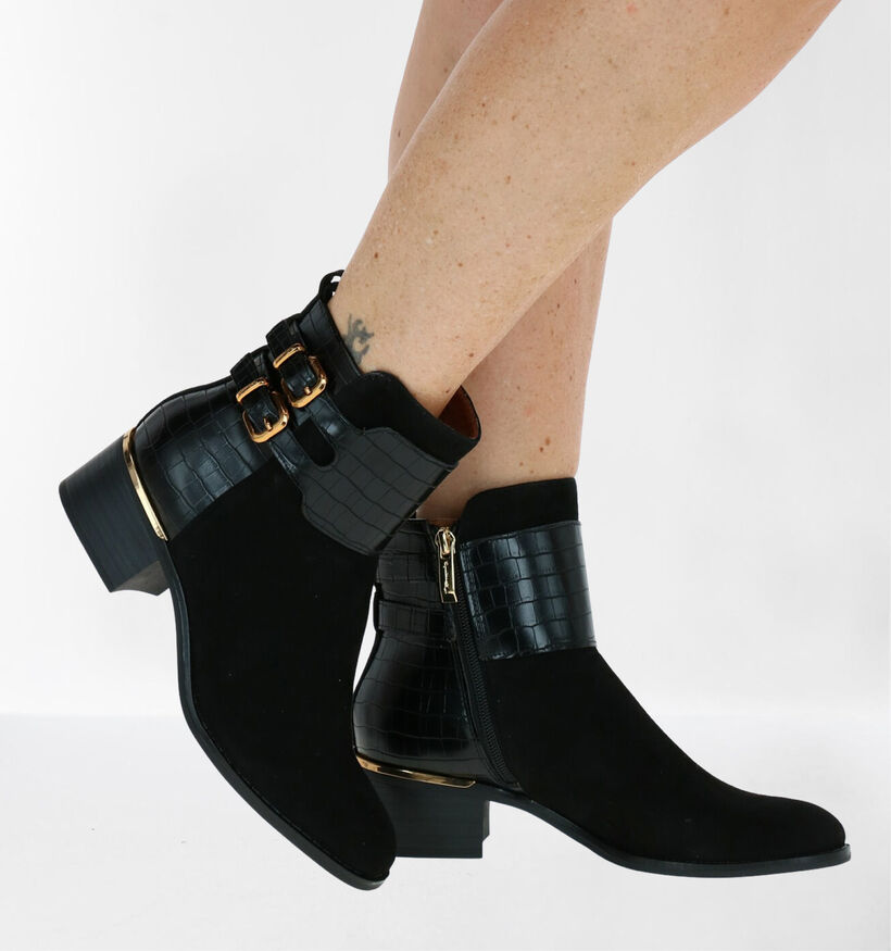 Tamaris TOUCH it Bottillons en Noir en nubuck (281089)