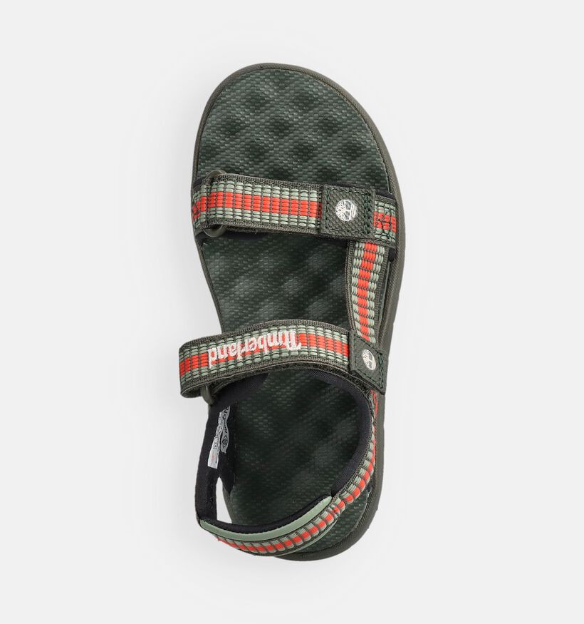 Timberland Perkins Row 2 Webbing Sandales d'eau en Vert kaki pour gar&ccedil;ons (368902)