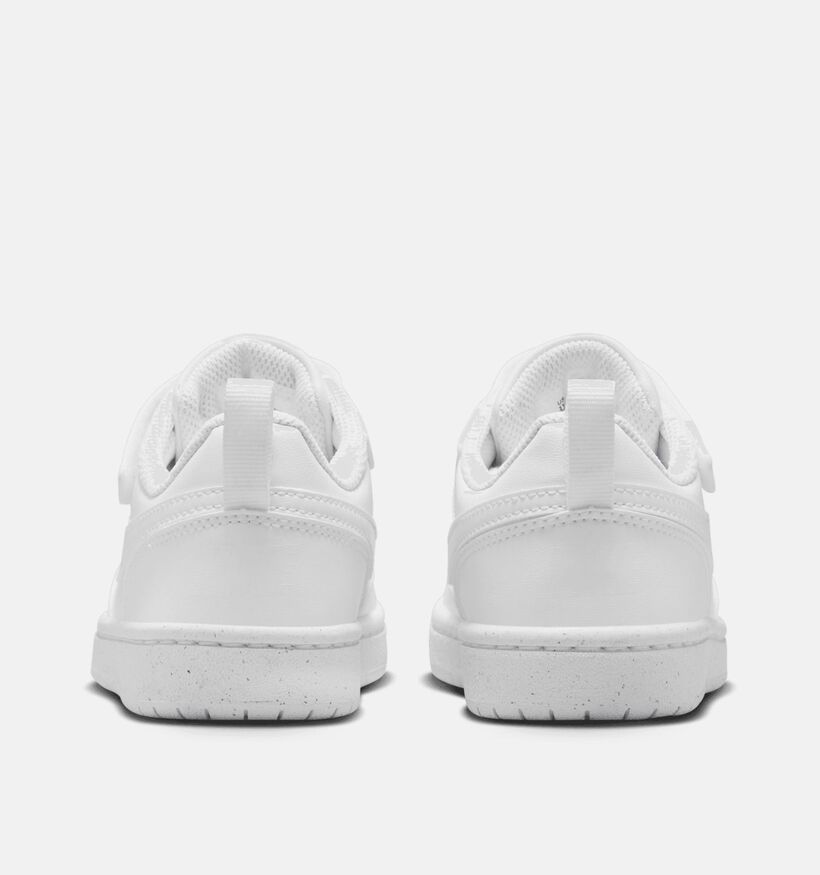 Nike Court Borough Witte Sneakers voor jongens, meisjes (367320) - geschikt voor steunzolen