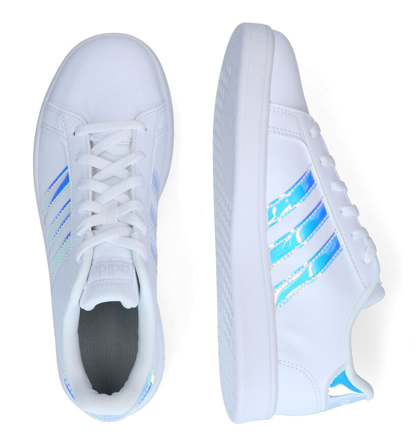 adidas Grand Court Witte Sneakers voor meisjes (299874) - geschikt voor steunzolen