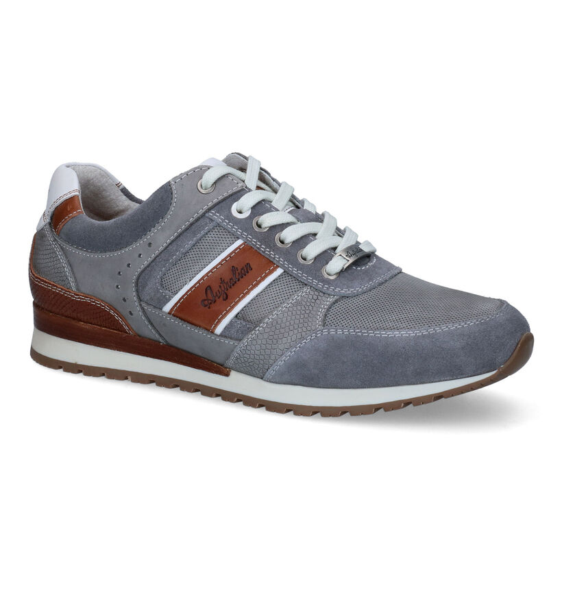 Australian Condor Chaussures à lacets en Gris pour hommes (306710) - pour semelles orthopédiques