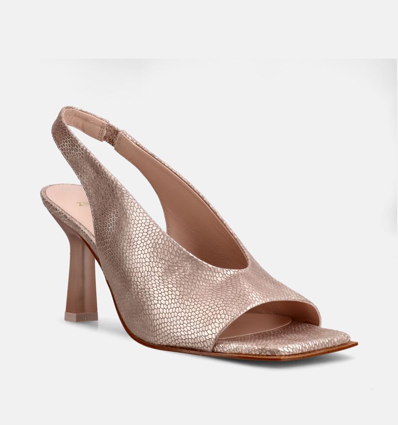 Zinda Rose Golden Peeptoe Pumps voor dames (373654)