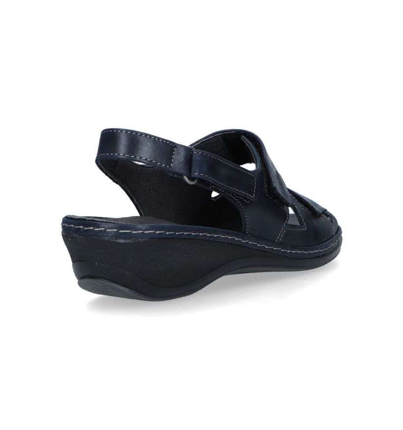 Hush Puppies Rigao Sandales pour semelles orthopédiques en Bleu pour femmes (357589) - pour semelles orthopédiques
