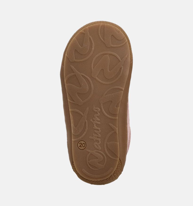 Naturino Macks 2 Suede Roze Babyschoenen voor meisjes (364278) - geschikt voor steunzolen