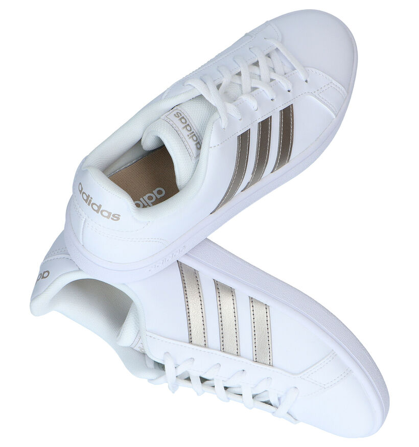 adidas Grand Court Zwarte Sneakers voor dames (334388) - geschikt voor steunzolen