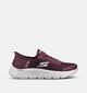 Skechers Go Walk Flex Grand Entry Bordeaux Slip-ons voor dames (375605)