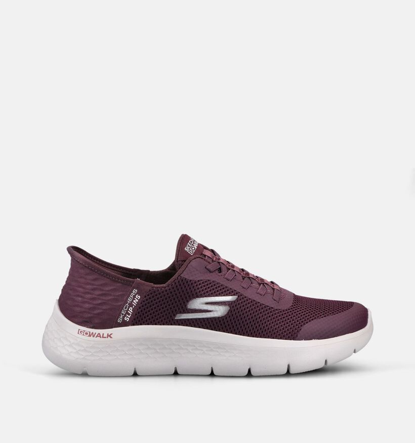 Skechers Go Walk Flex Grand Entry Bordeaux Slip-ons voor dames (375605)