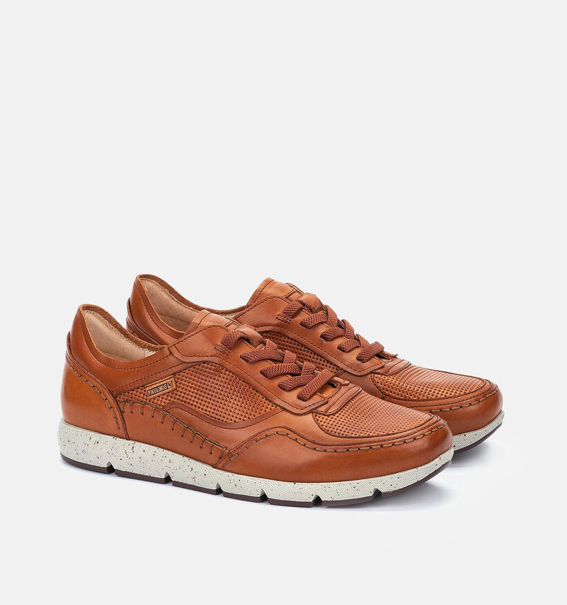 Pikolinos Fuencarral Cognac Veterschoenen voor heren (356154) - geschikt voor steunzolen