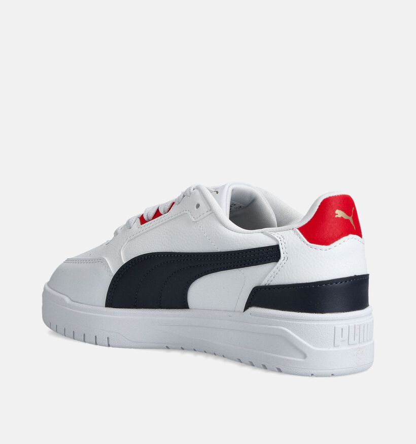 Puma Shuffle Downtown Baskets basses en Blanc pour filles, garçons (359197) - pour semelles orthopédiques